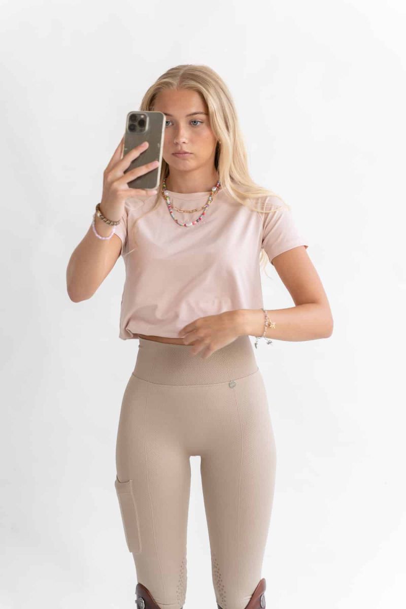 Ines Riding Leggings, Cobblestone