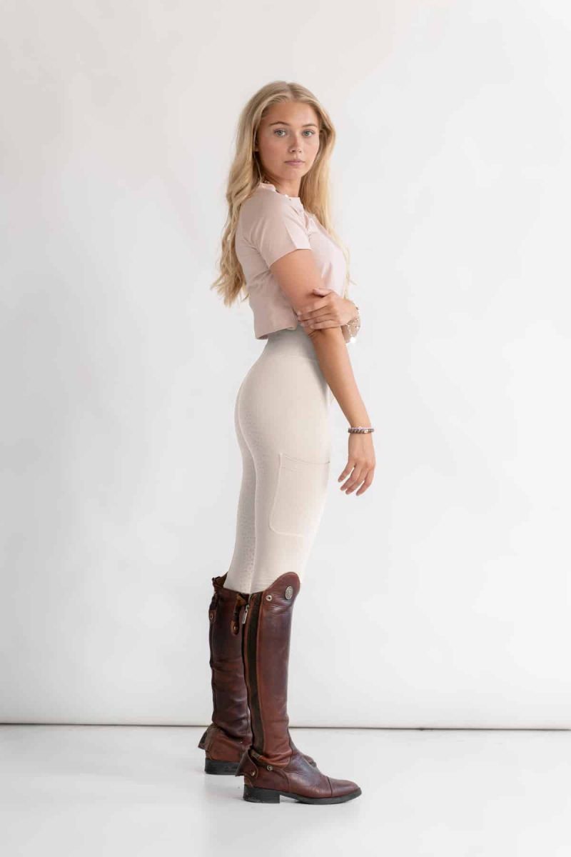 Ines Riding Leggings, Sugar Swizzle