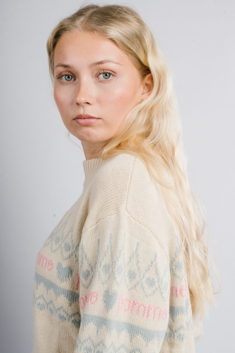 Kiara Knit Sweater, Cremé