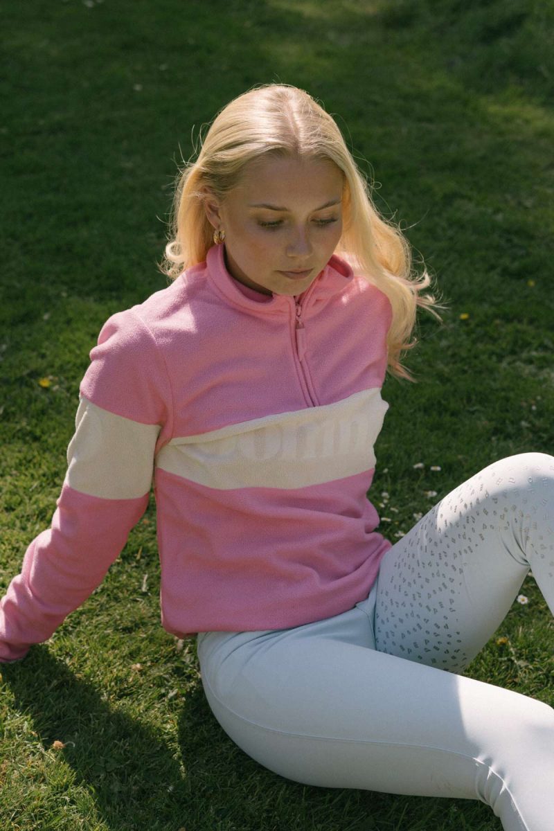 Alix Fleece, Bubblegum/Beige