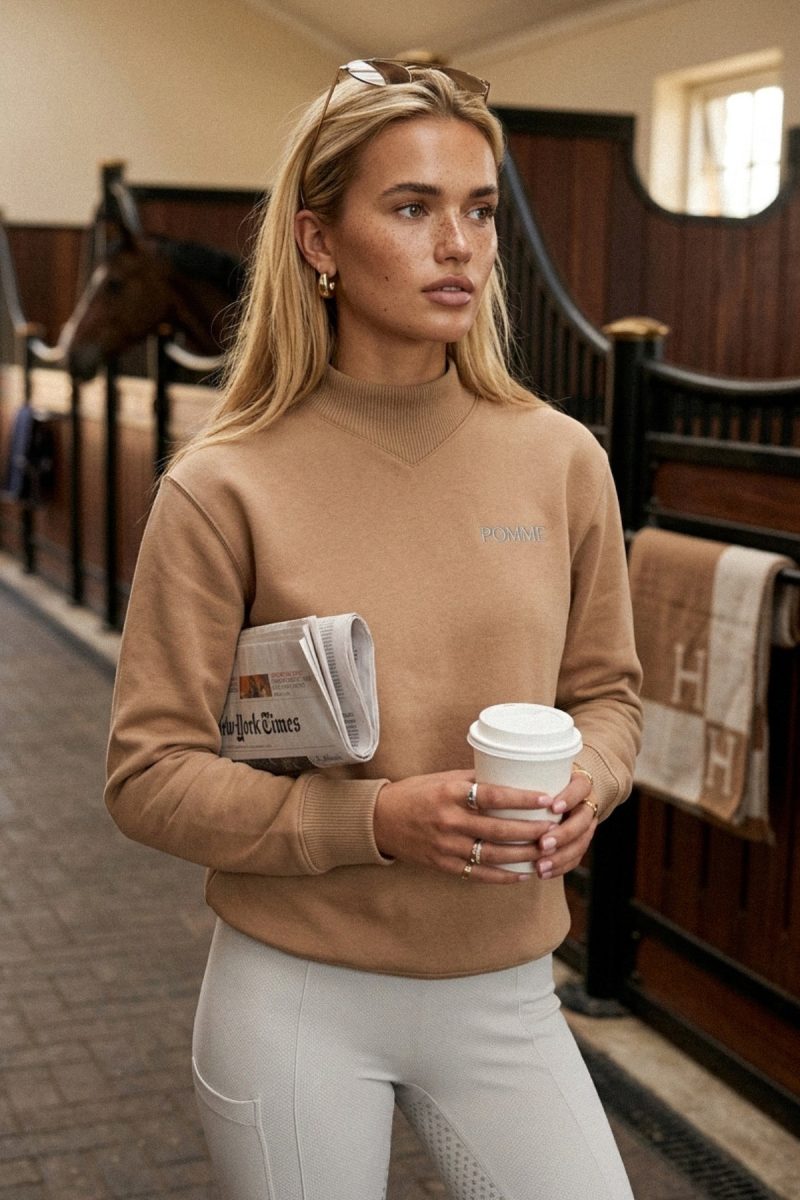 Romy Crew Neck, Savannah Tan