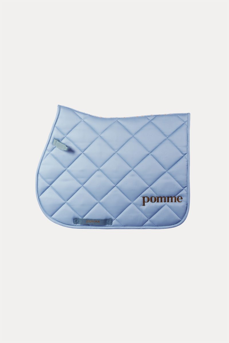 Saddle Pad Jump, Dove Blue/Nougat