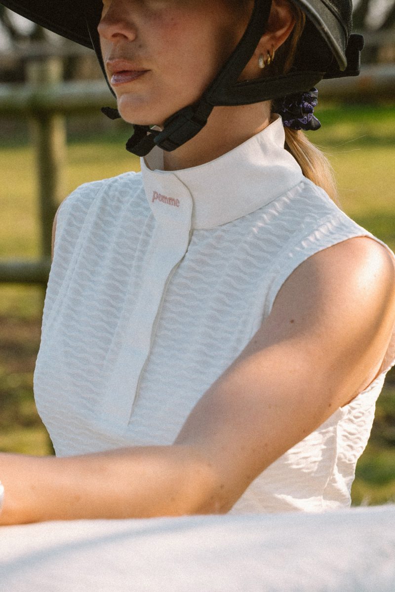Serena Competition Shirt Sleeveless, White