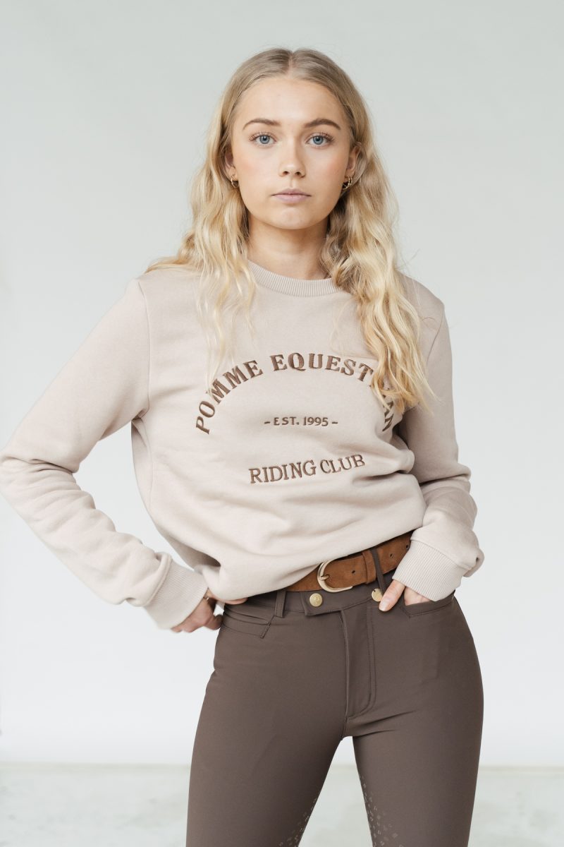 Club Collection Crewneck, Cobblestone
