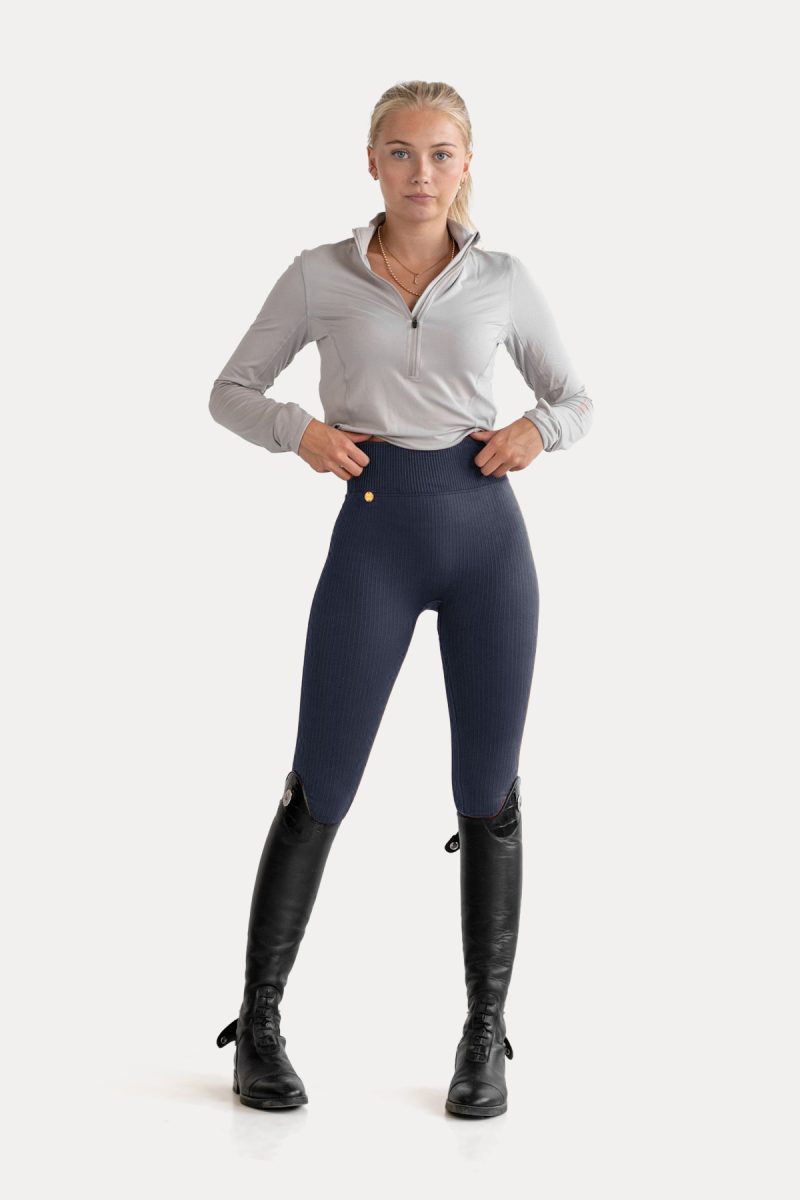 Wendy Riding Leggings, Navy Blazer